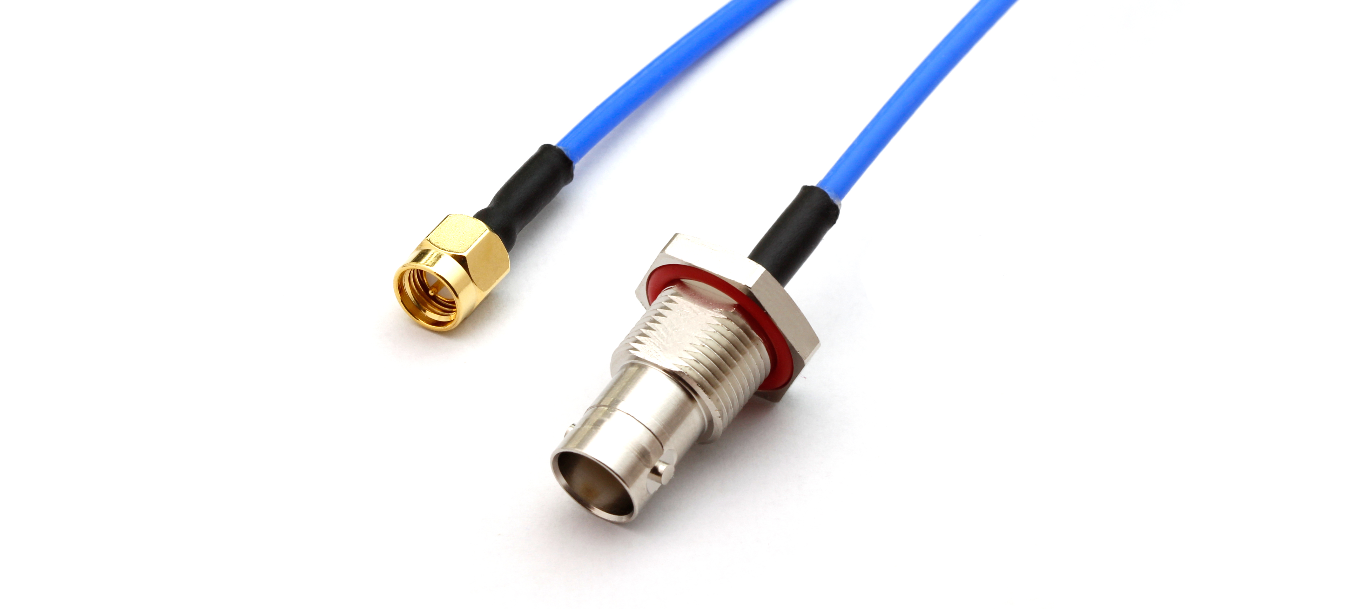 6 GHz SMA Male to BNC-Bulkhead Female Cable
